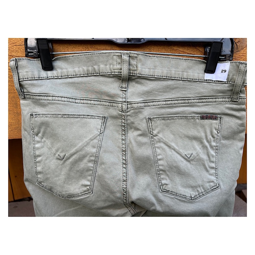 NWOT-Sz29 Hudson jeans grey/green color.Midrise Nico Super Skinny w/slight sheen - Picture 10 of 10
